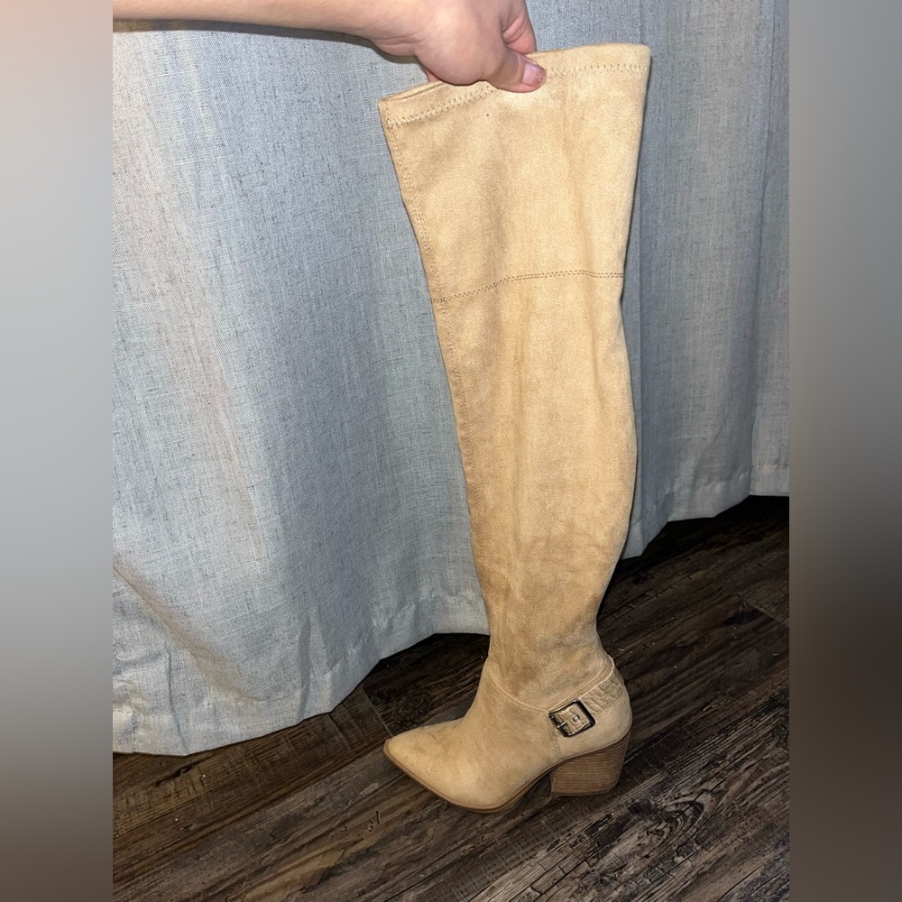 Tan Steve Maden boots Sz 6